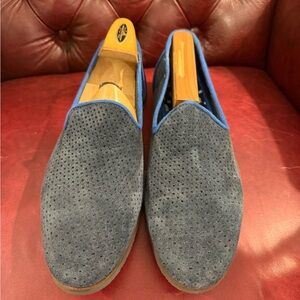 Ted Baker Men's Blue Suede Loafers